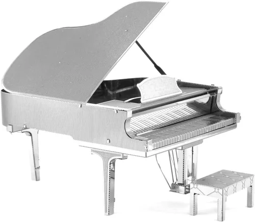 Vista 2 de Metal Earth Kit de modelado de metal 3D para piano de cola
