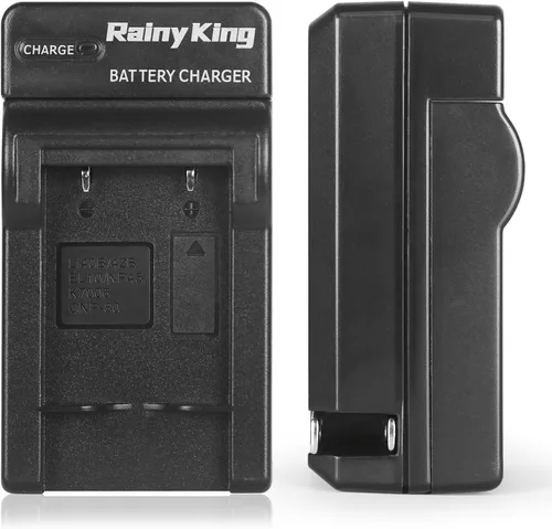Vista 3 de Cargador de Batería Rainy King EN-EL10 para Nikon Coolpix S200, S203, S210, S220, S230, S3000, S4000, S500, S510, S5100, S520, S570 y Más, Reemplazo