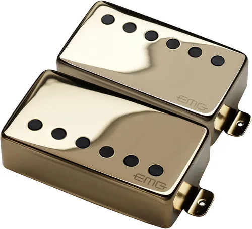 Vista 6 de EMG JH James Hetfield Signature - Juego de pastillas para guitarra, color negro y cromado Negro chrome