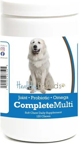Vista 48 de Healthy Breeds Affenpinscher todo en uno multivitamínico suave masticable 120