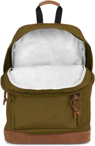 Vista 4 de JanSport Right Pack Premium Mochila - Verde Ejército