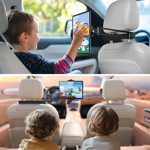 Vista 9 de elitehood Soporte compacto para tableta para reposacabezas de coche