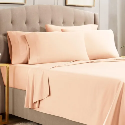 Vista 39 de Empyrean Juego de sábanas individuales - 110 GSM 4 piezas de sábanas para cama individual, sábanas de tamaño individual doble cepillado, sábanas