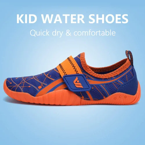 Vista 4 de CIOR Zapatos de agua ligeros para niños y niñas, tenis acuáticos para la playa (niños pequeñosniños grandes)