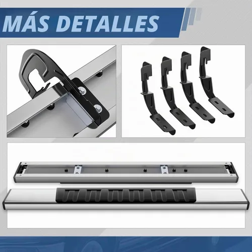 Vista 7 de Auto Dynasty - Estribos de 6.75 pulgadas compatibles con 2007-2019 Silverado Sierra 1500 2500HD 3500HD de cabina regular, barras laterales de acero