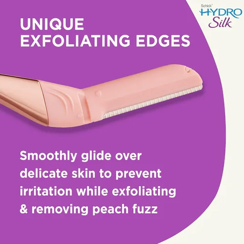 Vista 7 de Schick Hydro Silk Cuchillas de recambio de varita dermaplaning — Recargas, 6 estilo profesional