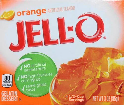 Vista 27 de Jell-O Postre de gelatina sin azúcar, plátano fresa (paquete de 4)