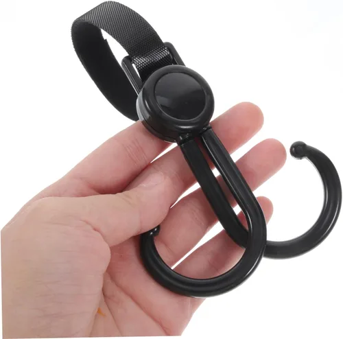 Vista 6 de Zerodeko Accesorios para cochecito de vagón, ganchos para carrito de compras, gancho reutilizable para bolsa de cochecito