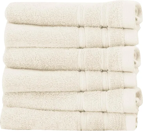 Vista 15 de Towels Beyond - Juego de toallas de lujo de 4 piezas, fabricadas con 100% algodón turco, altamente absorbentes y cómodas, incluye 2 toallas de baño