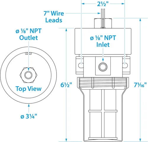 Vista 3 de Seachoice Dura-Lift - Bomba de combustible electrónica, construcción de estado sólido, elevación de 120 pulgadas, 11.5-9 PSI, 33 GPH