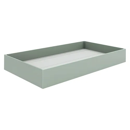 Vista 11 de Babyletto Tiptoe - Cama nido de almacenamiento, tamaño individual, color negro