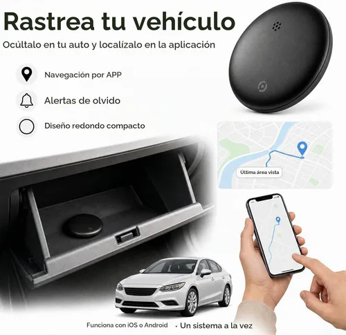 Vista 6 de GPS Tracker para vehículos sin suscripción, sistema dual iOS y Android