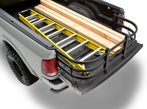 Vista 2 de Extensor universal de caja de camioneta para camionetas de tamaño completo, extensión retráctil de puerta trasera compatible con caja de 4.1 pies a