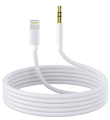Vista 7 de Wahbite Cable de audio Lightning a 0.138 in compatible con iPhone 14/13/12/11/XR/XS/X/8/7/6 Plus/SE 2, iPad