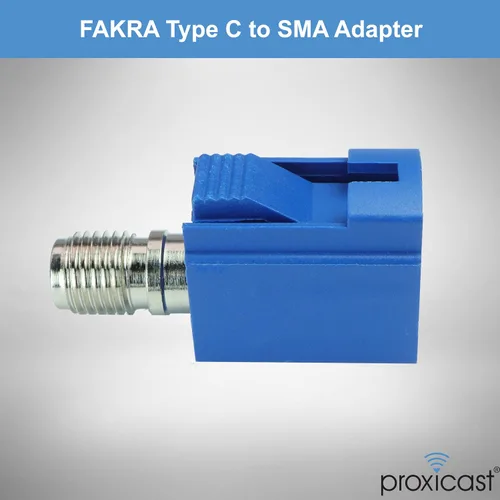 Vista 4 de Proxicast FAKRA - Adaptador de serie C a SMA hembra, color azul señal para GPS y navegación, cables coaxiales de antena SMA (ANT-106-C-SMA)