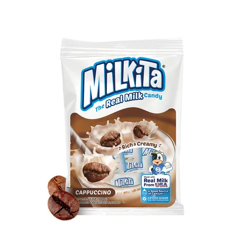 Vista 32 de Milkita Caramelo cremoso de leche de plátano – Dulces saludables bajos en azúcar con leche real para niños y adultos – Caramelos sin grasa y sin