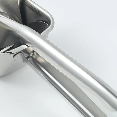 Vista 8 de Manual Squeeze Juicer - Manual Juice Extractor, Stainless Citrus Presser for Lemon Juicing, Handheld Fruit Crusher with 304 Stainless Steel Build