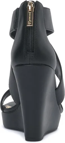 Vista 3 de Jessica Simpson Jinxxi Sandalias para mujer, con taco de cuña