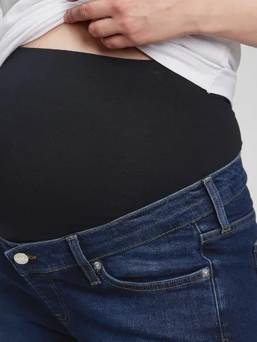 Vista 4 de GAP Women's Maternity True Waistband Full Panel Girlfriend Jeans
