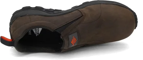 Vista 6 de Merrell Jungle Moc - Zapato de construcción disipador estático de cuero con punta compuesta para hombre
