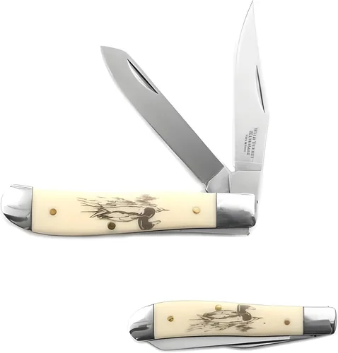 Vista 16 de Collection Everyday Carry - Cuchillo de bolsillo plegable manual con mango de resina suave (5118 USA)