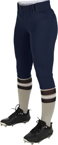 Vista 8 de Champro Girls' Tournament Traditional Low-Rise Softball Knicker Negro