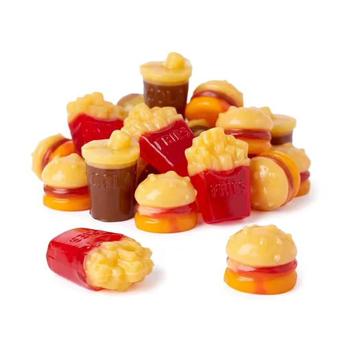 Vista 19 de NY Spice Shop Building Blocks Gomitas 3D - Gomitas Rellenas de Jalea de 1 Libra - Paquete Variado de Dulces - Aperitivos Masticables de Fruta Jugosa