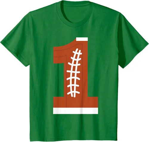 Vista 42 de 1st Birthday Football Ball Boys Camiseta de regalo de 1 año Negro
