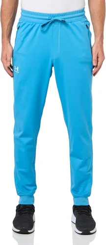 Vista 30 de Under Armour Sportstyle - Pantalones deportivos de tricot para hombre (011) Mod Gris/ Blanco