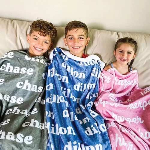 Vista 15 de Manta de bebé personalizada con nombre, regalo personalizado para bebés, regalo para bebés, niños para cumpleaños, madre primeriza, regalo
