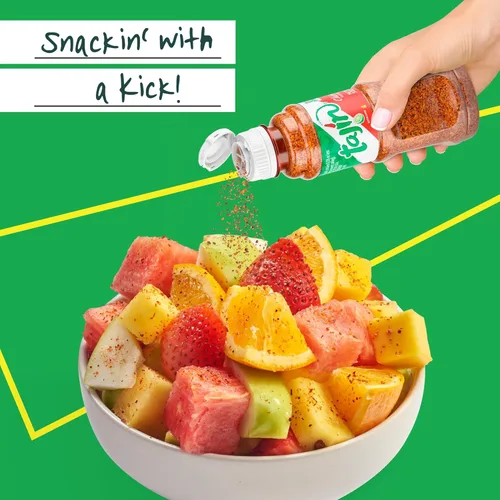 Vista 5 de Tajin Clásico - Auténtica mezcla de especias de chile mexicano y lima para frutas, aperitivos, tacos y cócteles, potenciador de sabor picante, 5
