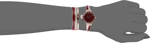 Vista 4 de Anne Klein Women's Premium Crystal Accented Bangle Watch Set