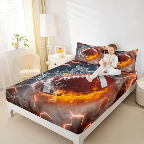 Vista 27 de Sábana bajera de galaxia tamaño individual, juego de ropa de cama con purpurina degradado para niños, niñas, niños y mujeres, decoración