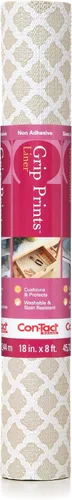 Vista 10 de Con-Tact Brand Grip Prints - Forro antideslizante duradero y no adhesivo para estantes y cajones, 18 x 4 pies, granito beige