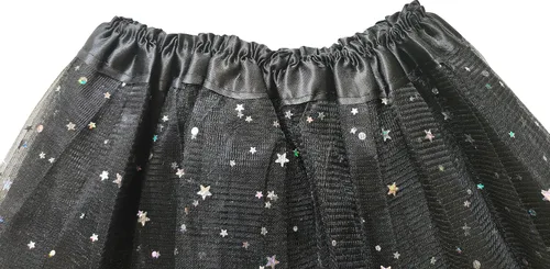 Vista 2 de Paquete de 2 tutús clásicos elásticos de 3 o 4 capas de tul para niña, 2-8 años