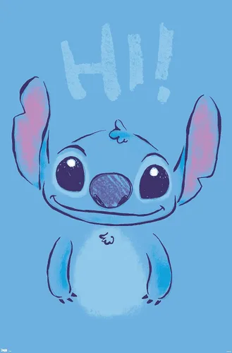 Vista 10 de Trends International Disney Lilo and Stitch - Póster de pared Hi Wall, 14.725 x 22.375 pulgadas, versión enmarcada de madera de granero
