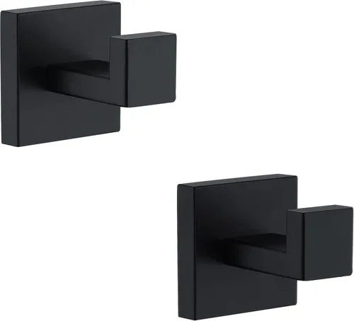 Vista 22 de Ganchos para toallas para baños, gancho de toalla de oro cepillado para cocina y baño, gancho de acero inoxidable SUS304, ganchos resistentes
