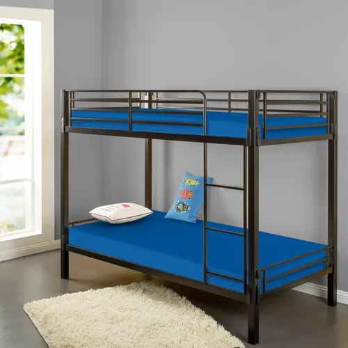 Vista 3 de Colchón viscoelástico, Zinus, de 5 pulgadas, para litera / cama nido / diván, Espuma, Azul