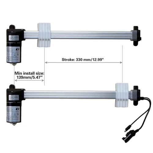 Vista 4 de Actuador lineal Kaidi Modelo KDPT007-52 Power Reclinable Elevador Sillas Elevadoras Reemplazo del Motor