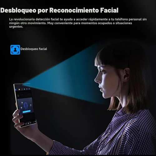 Vista 6 de Teléfonos C24 Ultra Desbloqueados Android 14 Smartphone 8GB+256GB (color anaranjado (Orange Color)