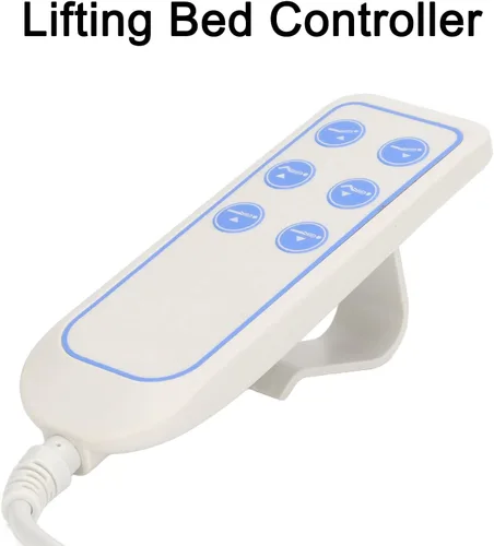 Vista 3 de Ejoyous Silla elevadora con control remoto, controlador de cama de elevación con cable de 8 pines, control remoto reclinable de energía eléctrica