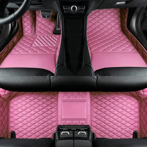 Vista 9 de Alfombrillas personalizadas para Prado Sedan 2000-2023, cobertura completa de accesorios para piso interior del vehículo (beige)