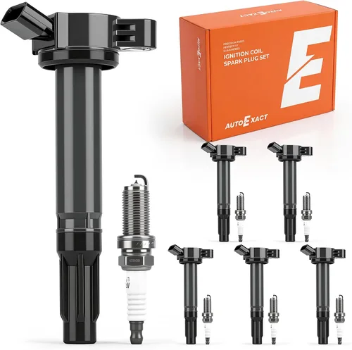 Vista 13 de Paquete de bobinas de encendido UF602 Iridium Spark Plug Set Fit para Honda