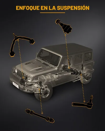 Vista 3 de Juego de 10 piezas de suspensión brazo de control inferior con rótula barra estabilizadora de repuesto para 2004-2009 para Mazda 3 2006-2015