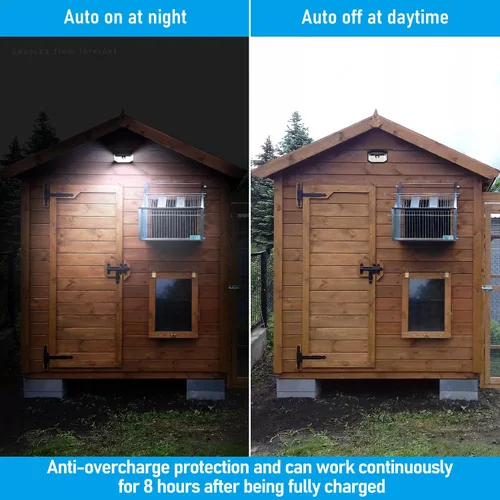 Vista 2 de TORCHSTAR Luces solares con sensor de movimiento para exteriores, IP65, impermeable, inalámbrica, iluminación de pared para exteriores, para Negro