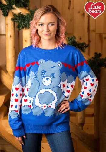 Vista 4 de Suéter de Navidad Feo de Grumpy Bear para Adultos Care Bears Multicolor