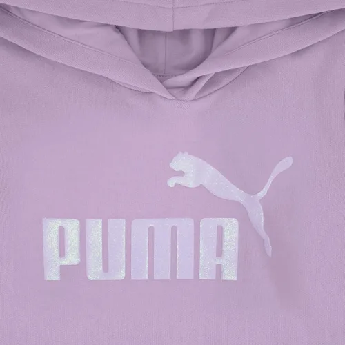 Vista 7 de PUMA Girls Logo Fleece Hoodie & Jogger Set