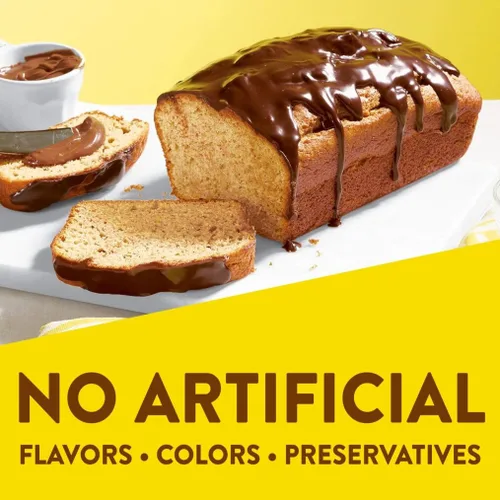 Vista 3 de Krusteaz Banana Quick Bread Mix, hecha con plátanos reales, cajas de 15.0 onzas (paquete de 12)
