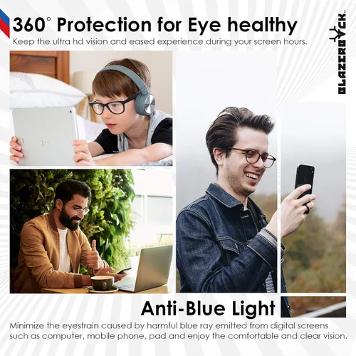 Vista 6 de BLAZERBUCK Lentes de repuesto de policarbonato para gafas de sol BOSE Tenor BMD0010 - HD transparente anti-luz azul