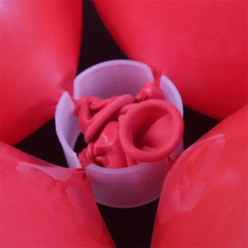 Vista 5 de 30 clips para anillos de globos para decoración de arco, accesorios de conector de plástico transparente para fiestas, celebración de Navidad